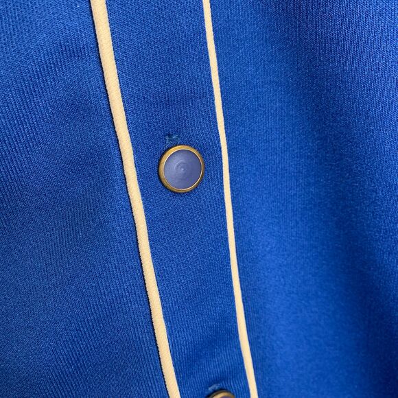 VTG 70's Womens 2 PC Sleevelss Dress A-Line Striped Bodice Solid Skirt Jacket - Picture 8 of 15